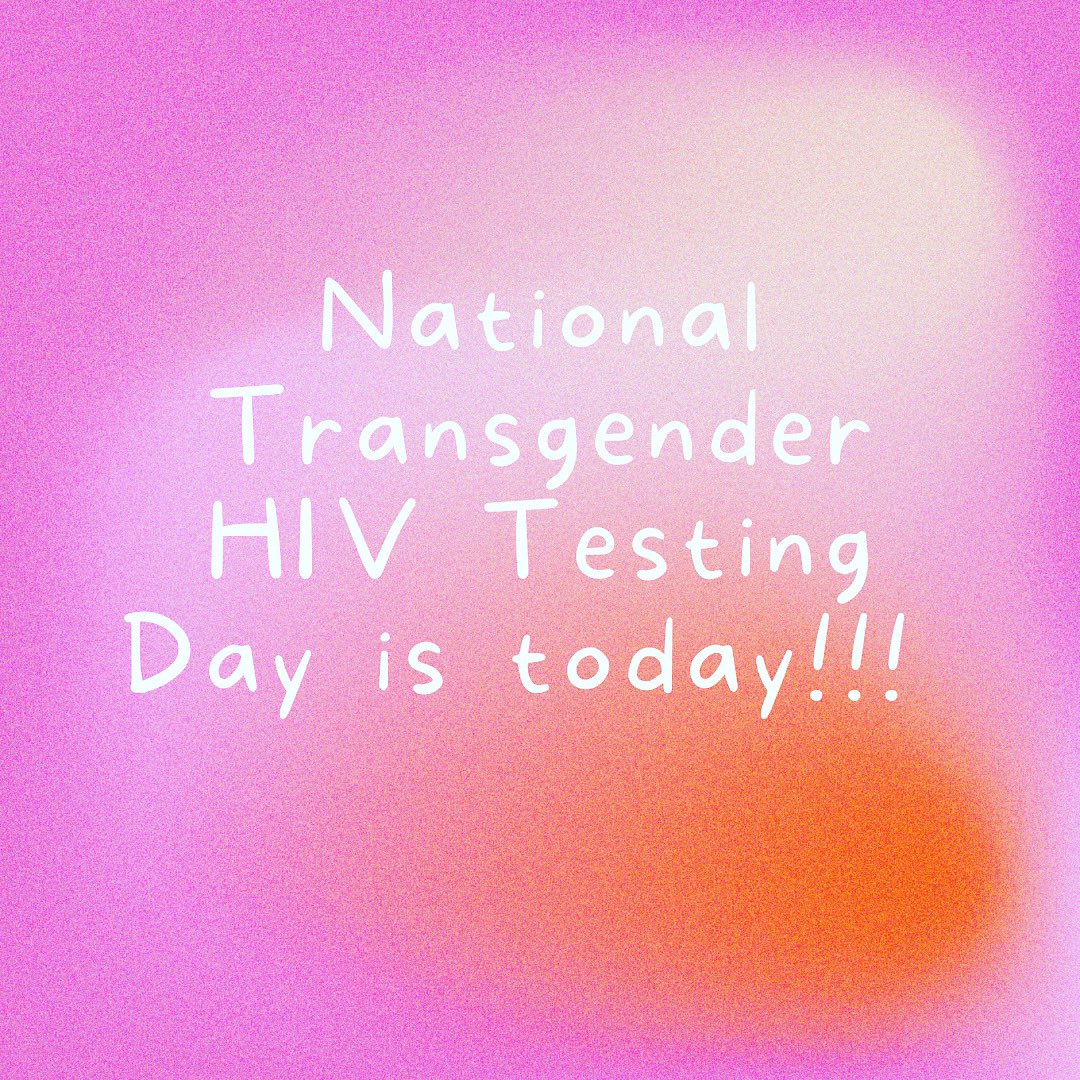 Get tested today and know your status ! #stophivtogether #nthtd #transhealth