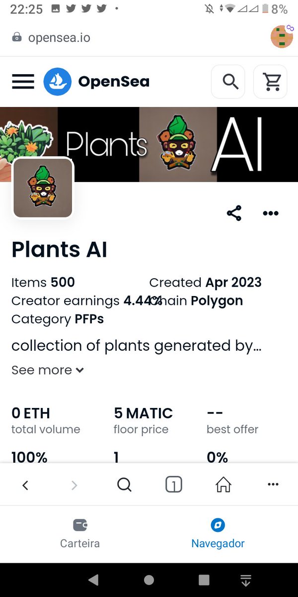 Plants_labs's tweet photo. 🎉We reached 500 unique NFTs, with a lot of work, dedication and love ❤️ 

A #NFTProject for a
#NFTCommunity coined and listed in #opensea.

If you like #nfts and want to be one of the first #nftcollectors, visit our #NFTColection at: https://t.co/mDuz1Y8D3Y