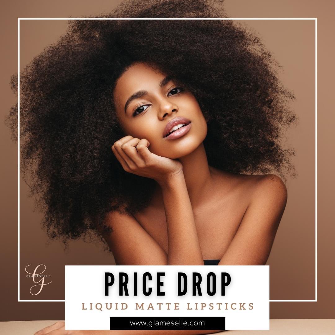 glameselle's tweet photo. Price Drop! Attention Glameselles, we have some good news to share. Your favorite liquid matte lipsticks are now just $10 each!
#glutenfree #parabenfree #crueltyfree #glameselle #lipstick #makeup #beauty #PriceDrop #shopsmall #shoplocal https://t.co/i6DbVAJ2fv