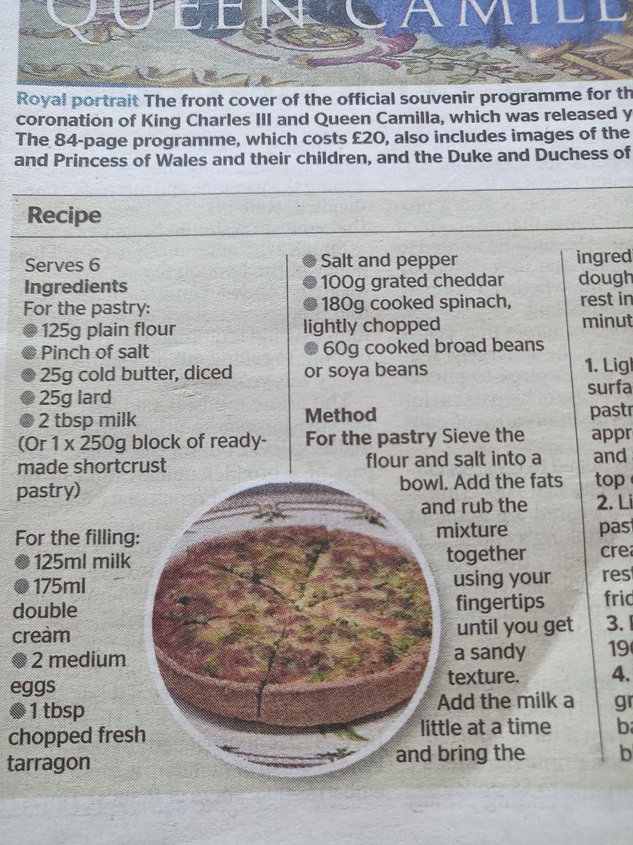 LizGenever's tweet photo. Interesting to know where the soya or broad beans will be imported from this time of year. And its impact compared to using locally produced meat or appropriate seasonal vegetables. Plus the source of lard is convenient forgotten when declaring it vegetarian. #quichegate https://t.co/6OLOTAHS6P