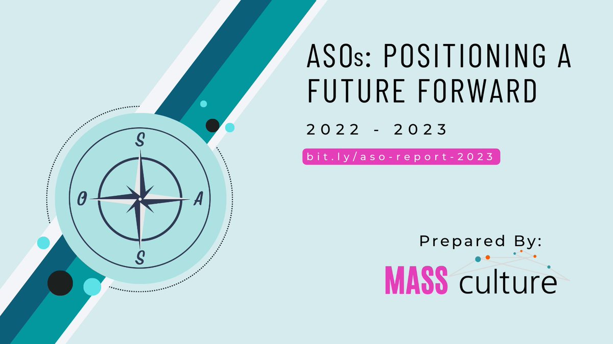“The answer to a problem is community” – Jane Marsland.

This report is a benchmark moment in the ongoing collective work of arts service organizations. Find out what was explored and discovered through this yearlong process.

bit.ly/aso-report-2023

#ArtsResearch #ArtsCommunity