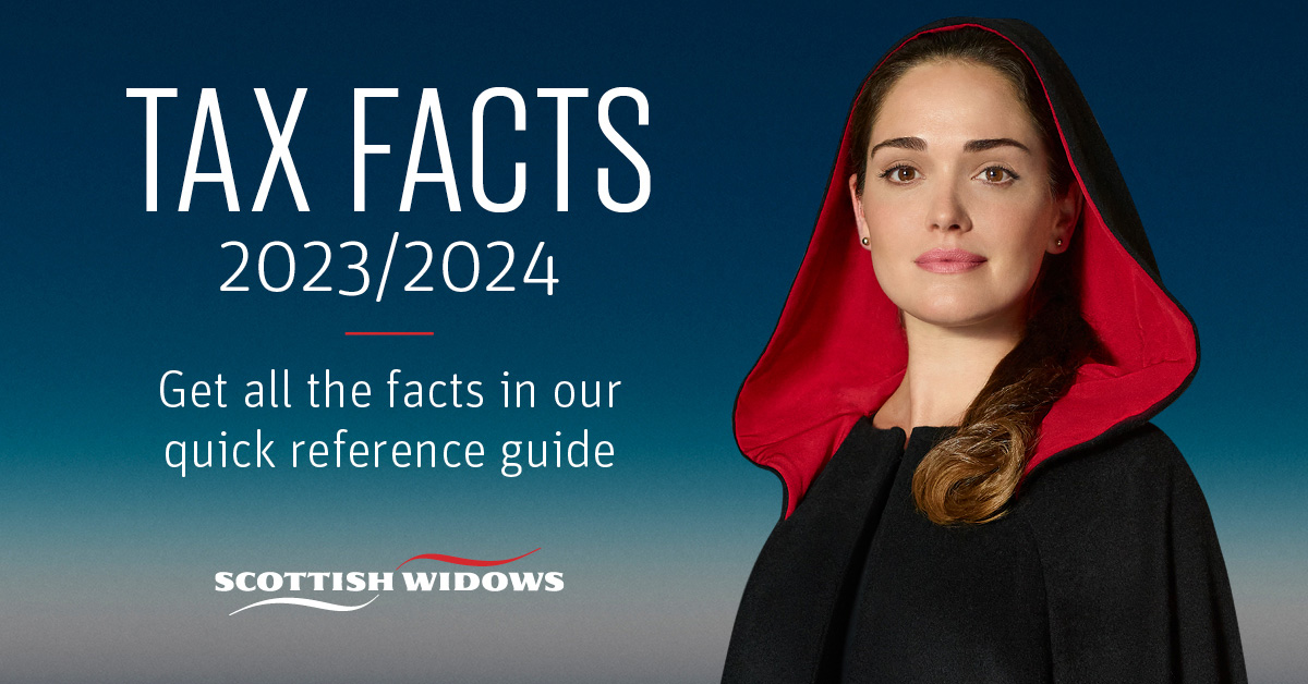 SWidowsAdviser's tweet photo. Our 2023/24 Tax Facts booklet is available now. Get all the facts including this year’s tax changes in our quick reference guide.