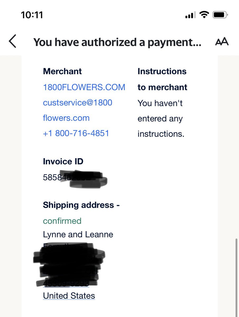GolfCincy's tweet photo. I swear I have the worst luck with retailers. I sent flowers via @1800flowers and input the correct names and delivery date for 4/18. Overnight, someone at #1800flowers changed the recipient names and the ship date. Now they are misspelled and I look like an idiot. And it’s late https://t.co/dmcfMVkzpn
