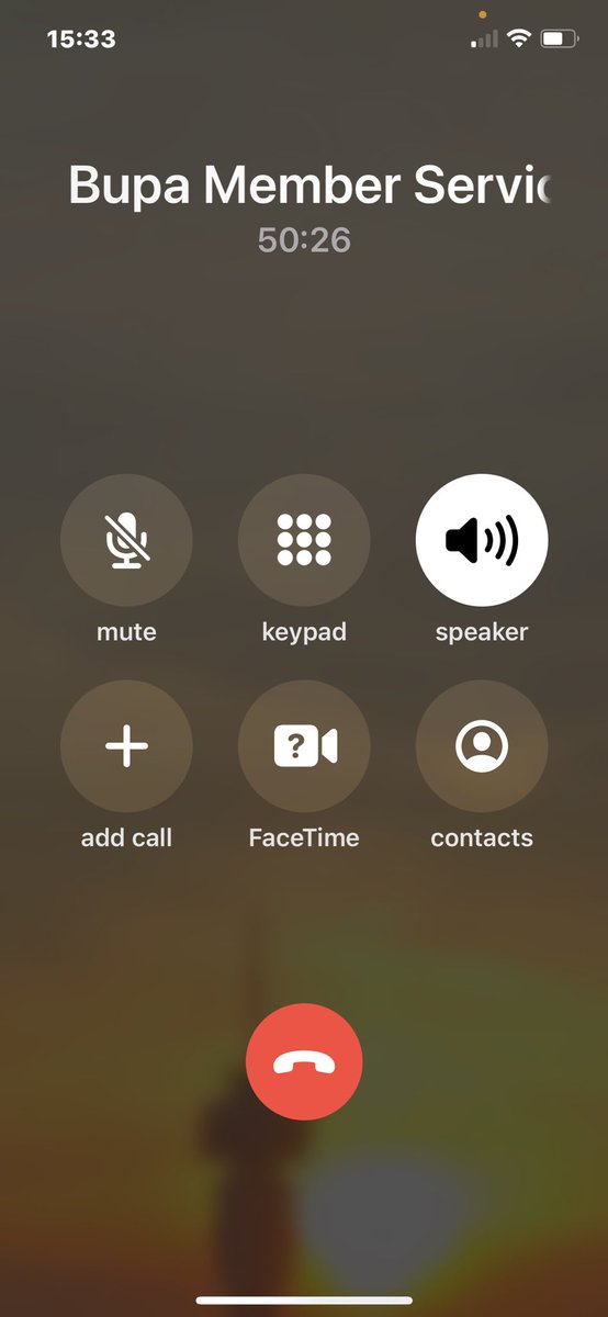 ChadToerien's tweet photo. @Bupa @BupaUK Is it normal to be on hold for nearly an hour https://t.co/KKrogpvLR7