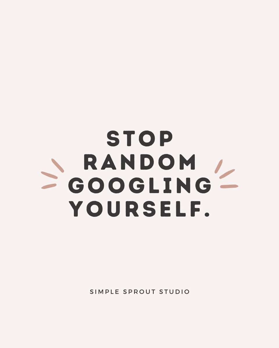 simplesprout_'s tweet photo. Here's some SEO tough love: 🛑 STOP. Random. Googling. Yourself. 🛑 (The results are super skewed.)⁠
⁠
If you already have a site, give the free SEO audit tool a try on Ubersuggest: https://t.co/Fq8gBPUizm
⁠
➡️ Need a little more help? Our SEO mini-audit is only $99! https://t.co/DkM4M0TeCB
