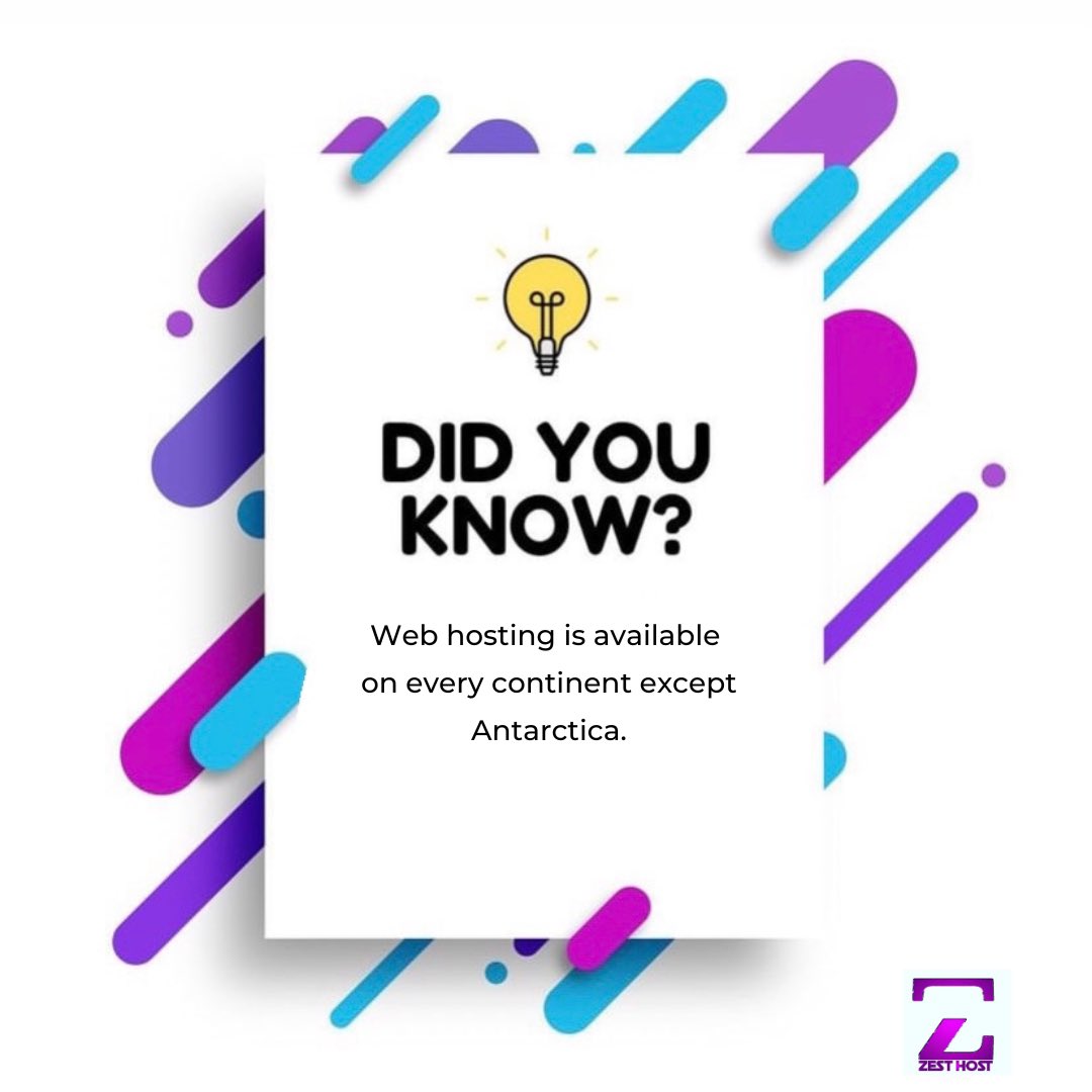 ZestHost's tweet photo. As far as you are not in Antarctica, nothing is stopping you from reaching out to us for your web hosting and domain name registration.

Click the link in the bio to get started 

#zesthost #domainnames #webhosting #webhostingcompany #webhostingservices #webhostingprovider https://t.co/kyfHUTUVOX
