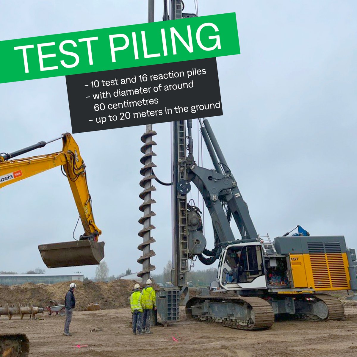RockTechLithium's tweet image. 𝟯𝟲 𝗽𝗶𝗹𝗲𝘀 𝗮𝗻𝗱 𝟮𝟬𝗺 𝗱𝗲𝗲𝗽?👷‍♀️ 📋 #ValueEngineering and #progress and the #GubenConverter.  &quot;This is a necessary step to test the foundation and soil layer behaviour,&quot; says Henrik Wende. Read more: rocktechlithium.com/news/rock-tech…
#lithium #battery #supplychain #EV #mobility