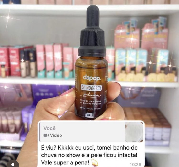 DaraMakeUp1's tweet photo. Chegou por aqui a queridinha do #Tiktok 😅🥰
Blindagem Dapop disponível 20,00 apenas ✨🛍 https://t.co/A39OtgxWtN