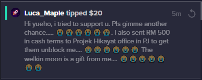 yuerivt's tweet photo. Putting this announcement out there that flooding my emails and donations every second will not grant you an entry into the MYVTubers Twitch Team.

I woke up to an unpleasant amount of emails and afterwards, the misuse of my email to sign up for different websites.

Whoever you are, I hope you stop the harassment before I take the necessary actions against you. 
I AM SERIOUS about this and I absolutely despise any form of harassment to anyone at all.

If you do see this, you have accidentally leaked your home and IP address in your attempt to harass me. Even if you have no regards of your own safety, please do be more considerate towards your family, because your actions will indirectly cause harm to them.

I hope you be more wary of your actions and the problems you are causing for others and me.