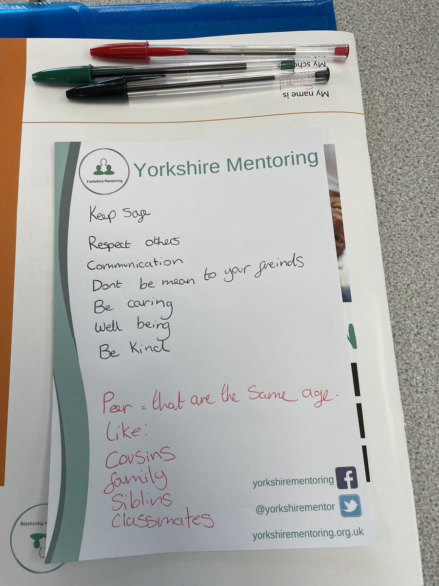 YorkshireMentor's tweet photo. Great feedback from Year 6 pupils @CCAHD2 today: ‘I learnt to not go on apps with age restrictions. I had lots of fun today.’ ‘I have learned to stay safe. I have enjoyed talking on different ways to solve problems.’ #Huddersfield #Knifefree @SaferKirklees @wy_vru https://t.co/vCS7zt9Bya