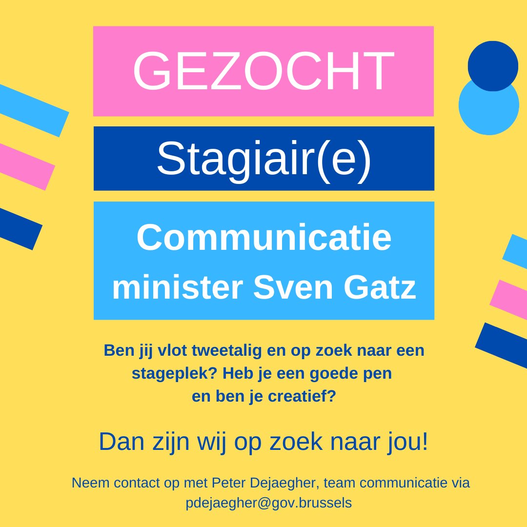 svengatz's tweet photo. Ben je nog op zoek naar een stageplek? Neem dan zeker contact met ons op.  A bientôt peut-être! https://t.co/2yUNXKh37a
