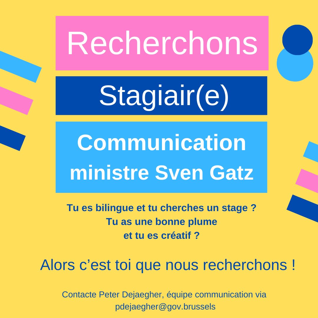 svengatz's tweet photo. Ben je nog op zoek naar een stageplek? Neem dan zeker contact met ons op.  A bientôt peut-être! https://t.co/2yUNXKh37a
