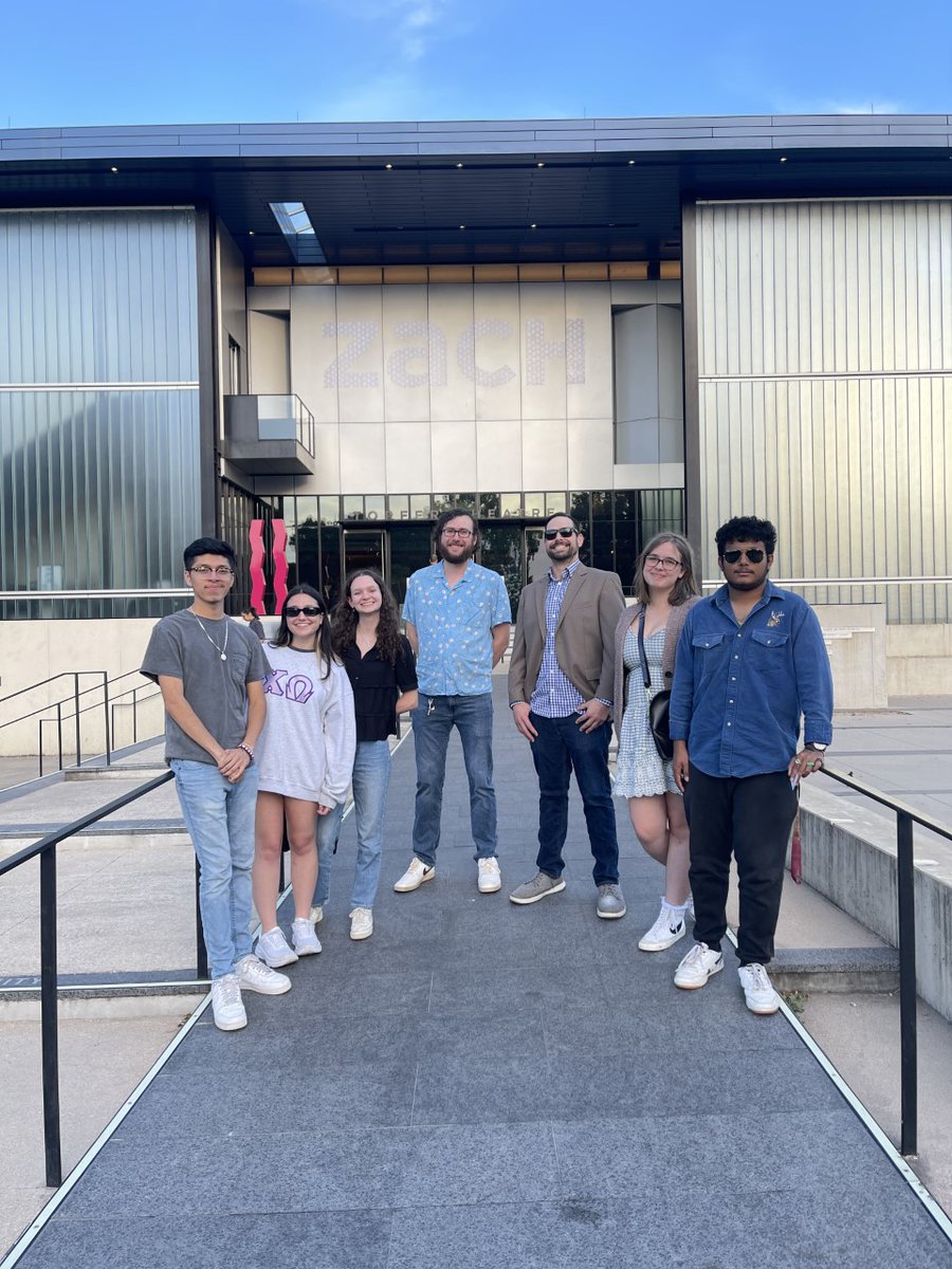 Field trips are the best! Dr. <a href="/sarahrcoleman6/">Sarah Coleman</a> took the students in her "History behind the Headlines" class to the @zachtheatre in Austin last week.