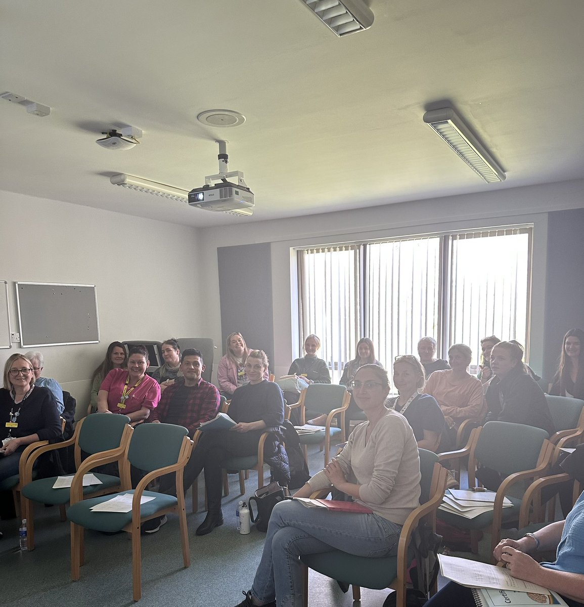 PencarrowICU's tweet photo. Some pictures from our Neuro Study Day 🧠 sessions taught by some of the senior members of the Pencarrow team to colleagues and some visiting nurses from Torbay ICU Looking forward to the repeat session next week! #teampencarrow @UHP_NHS @TorbaySDevonNHS https://t.co/Fj7fQP1xPQ