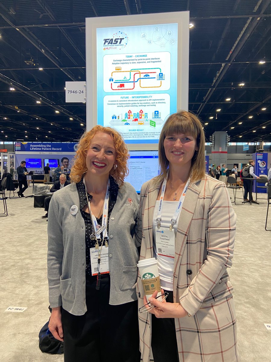 JulieWMaas's tweet photo. Getting things started up at #HL7FAST #FHIRInfrastructure kiosk in the #InteropShowcase at #himss23 - Stop by for a chat about #FHIR at Scale!
Booth 7946-24 https://t.co/oY1lN3auoJ