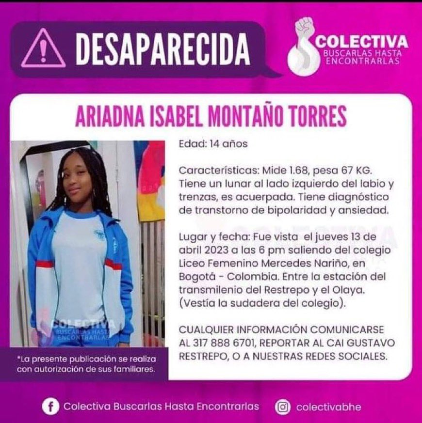 MONYRODRIGUEZOF's tweet photo. Muchas personas desaparecidas. 

Por favor no ignoremos estos trinos y ayudemos a difundir 🙏🏼🆘 https://t.co/rjckAKEnJJ