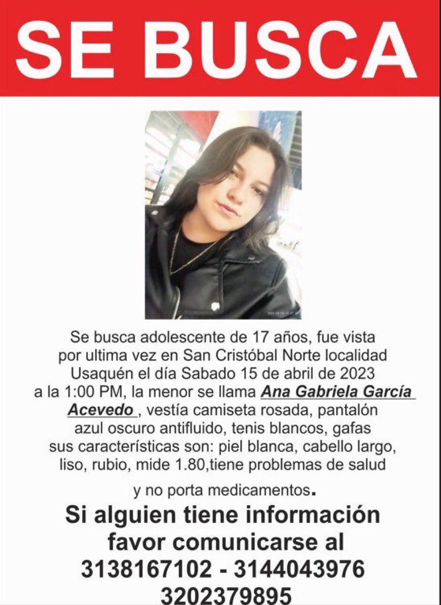MONYRODRIGUEZOF's tweet photo. Muchas personas desaparecidas. 

Por favor no ignoremos estos trinos y ayudemos a difundir 🙏🏼🆘 https://t.co/rjckAKEnJJ