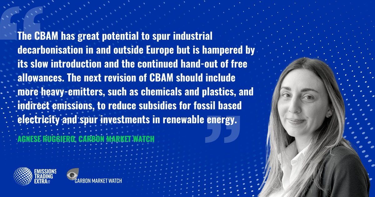CarbonMrktWatch's tweet photo. MEPs also gave their final approval to the Carbon Border Adjustment Mechanism (#CBAM). This instrument has the potential to bolster decarbonisation in the EU and beyond but is undermined by freebies to industry and slow phase in.

#LifeETX
https://t.co/kWNar43tog https://t.co/MxPLPQBwjA