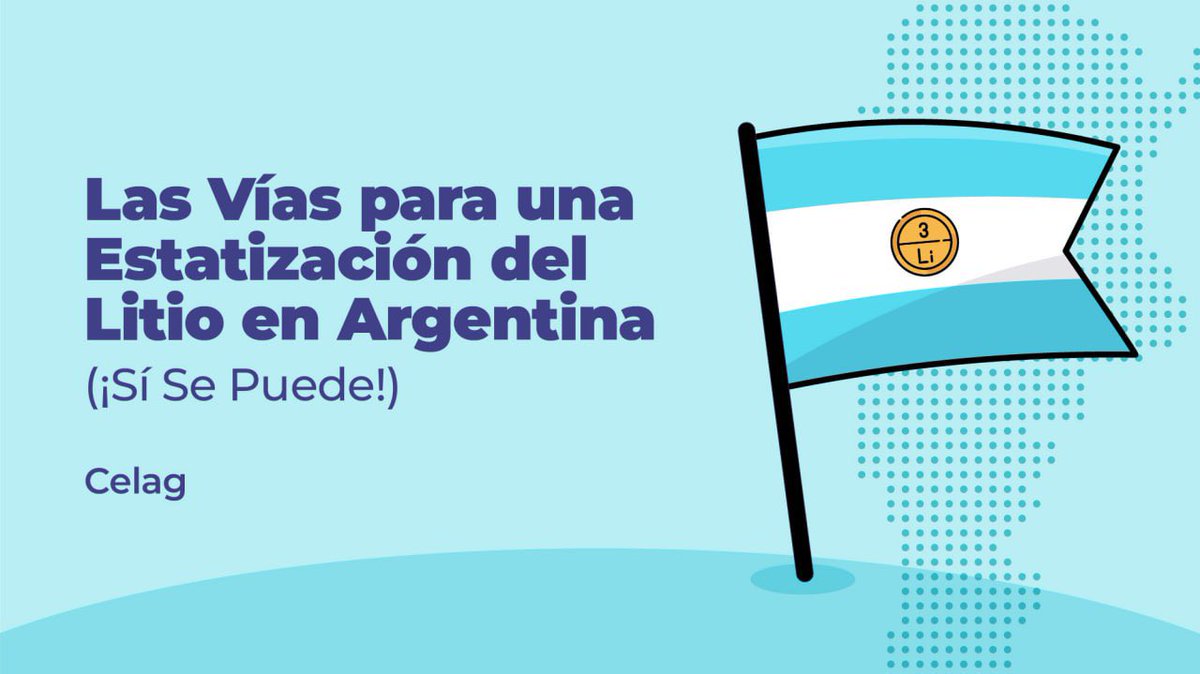 alfreserramanci's tweet photo. Las vías para una estatización del litio en Argentina 🇦🇷 
¡Y sí, se puede y se debe!
Este informe @CELAGeopolitica expone datos que dan muestra de su importancia y los caminos legales para lograrlo. 
https://t.co/I267QkXpjJ https://t.co/u8y48wXm59