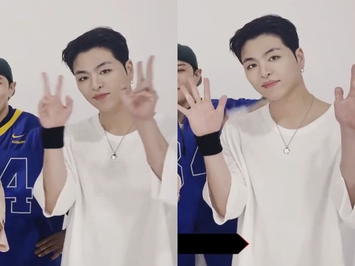 kooskyjunhoe's tweet photo. koo junhoe wearing a handband https://t.co/MrKCTPTNv2