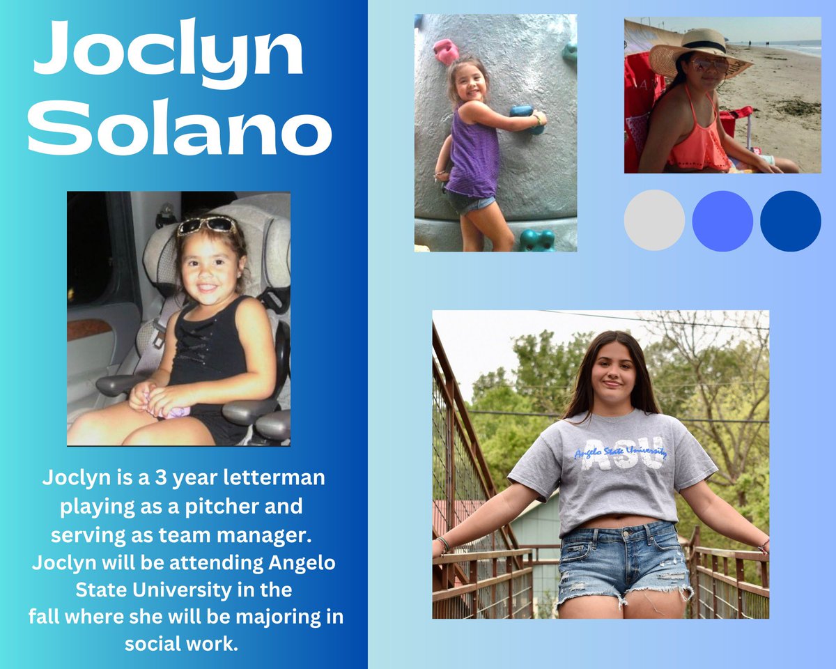 softballjaguars's tweet photo. Today’s Senior spotlight is our Student Assistant Joclyn Solano 👑 https://t.co/lD2Cbujnao