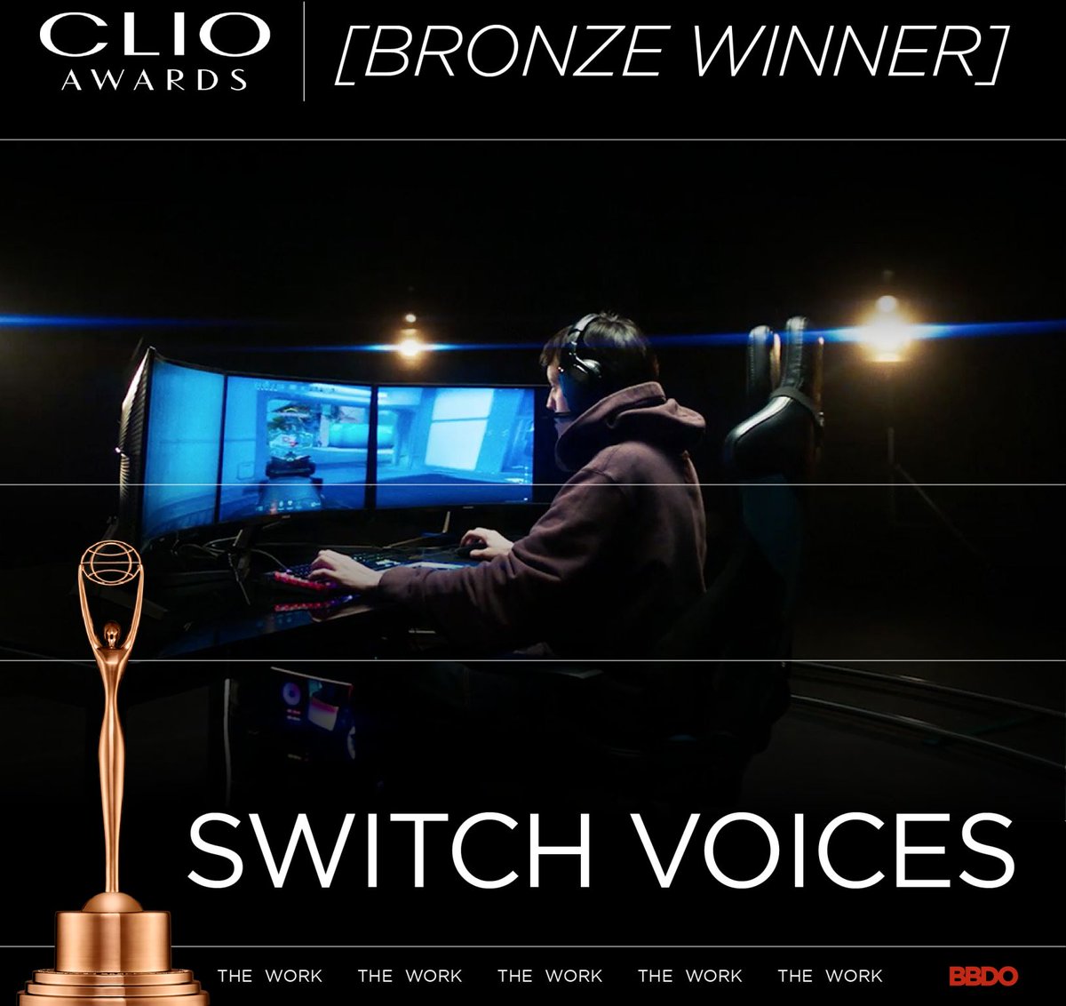 womeningamesAR's tweet photo. 🙌 #SwitchVoices tuvo premio!
@bbdoargentina nos trajo la grata noticia de salir con el premio Bronce en los @ClioAwards!. 🥳 Nos alegra saber que esta iniciativa siga haciendo ruido y reflexionando sobre la violencia digital.
😮 Mirala en https://t.co/hUC6I0RJFK
#clioawards https://t.co/6lrEeE62Sa