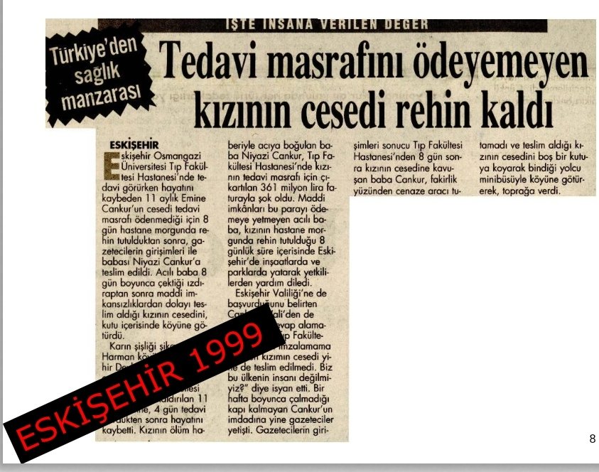 Candarlioglu's tweet photo. 1)
Reis Erdoğan'dan önce Hastanelerin ve Kemal Kılıçdaroğlu'nun batırdığı SSK'nın içler acısı hali.

Silsileyi paylaşalım:

-Paran yoksa ölün de dirin de hastanede rehindi.

-Sağlık karnesi olmayan kadın SSK'nın Doğumevine alınmadı.

-->>
.
#SonDakika 
Melih Gökçek
Soner Yalçın https://t.co/m5bfPXRPFs