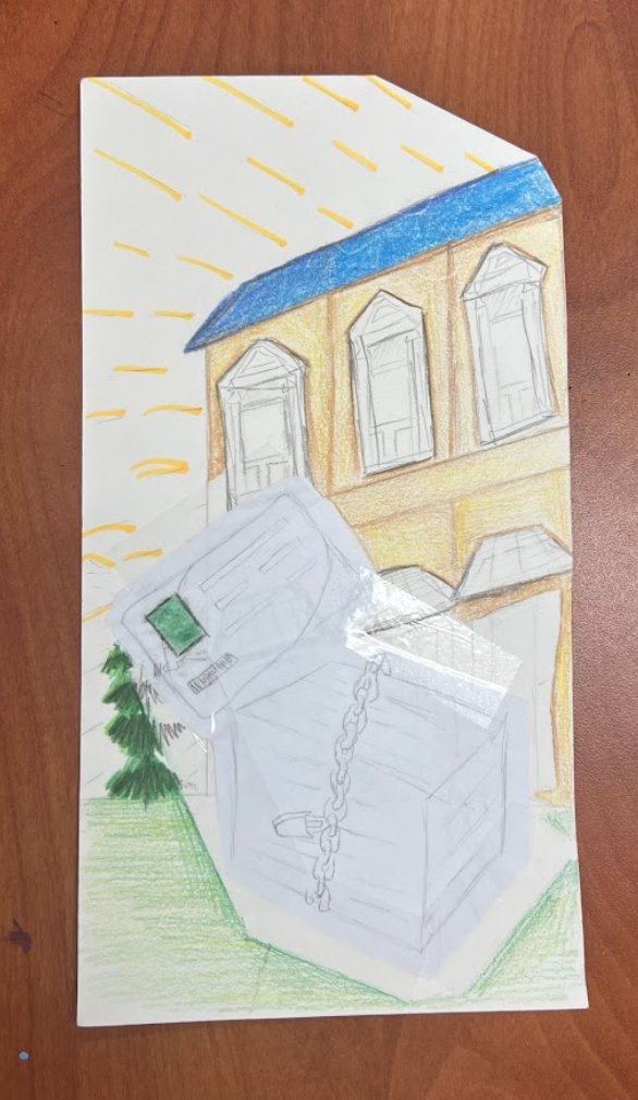 JadaM__NTHC's tweet photo. This is my groups good art work to spread awareness about gun violence. Gun violence has surpassed car accidents as the highest cause of adolescent deaths.  #eARThAdventure in #ChemAtNTHC. Creating pigments to create artwork with @thehaleyarroyo . https://t.co/3Z93OHXgpe