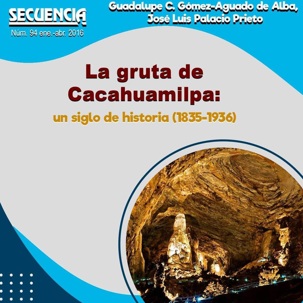r_secuencia's tweet image. secuencia.mora.edu.mx/index.php/Secu…
A partir de fuentes primarias, artículos periodísticos y libros referidos a la #caverna, este trabajo hace un recuento de su historia y ofrece una imagen del México #decimonónico y los albores del siglo XX #GrutasDeCacahuamilpa