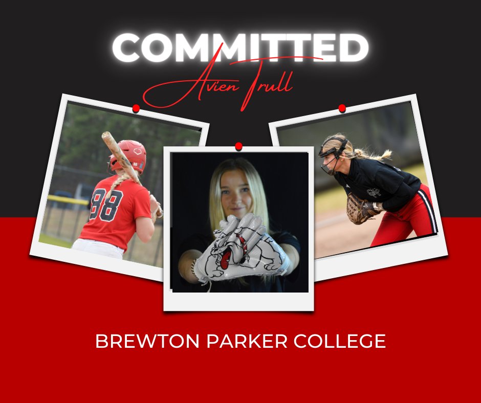 🥎COMMITMENT ALERT🥎

Congratulations to Avien Trull on her commitment to Brewton Parker College after GMC! We are excited for Avien and wish her all the best in her future!!