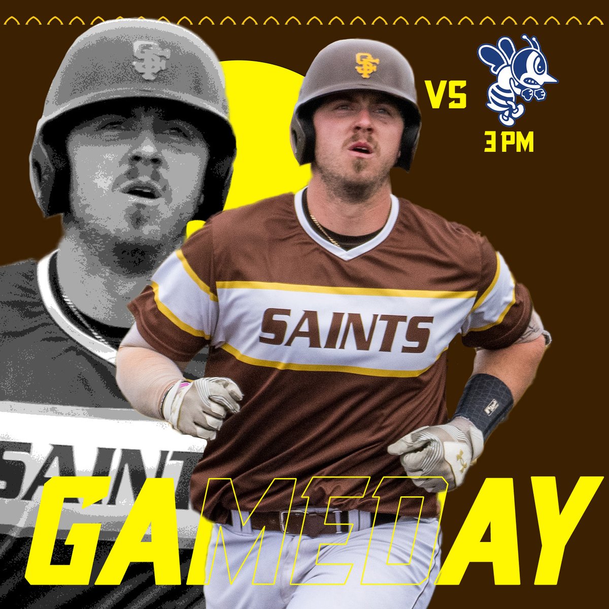 USFSaints's tweet photo. Talk to me Goose 

🆚: St. Ambrose
⏰: 3:00 
📍: Clinton, Iowa
🏟️: NelsonCorp Field
📊: https://t.co/dpKBZylwv0 https://t.co/V7C1L2TiMl