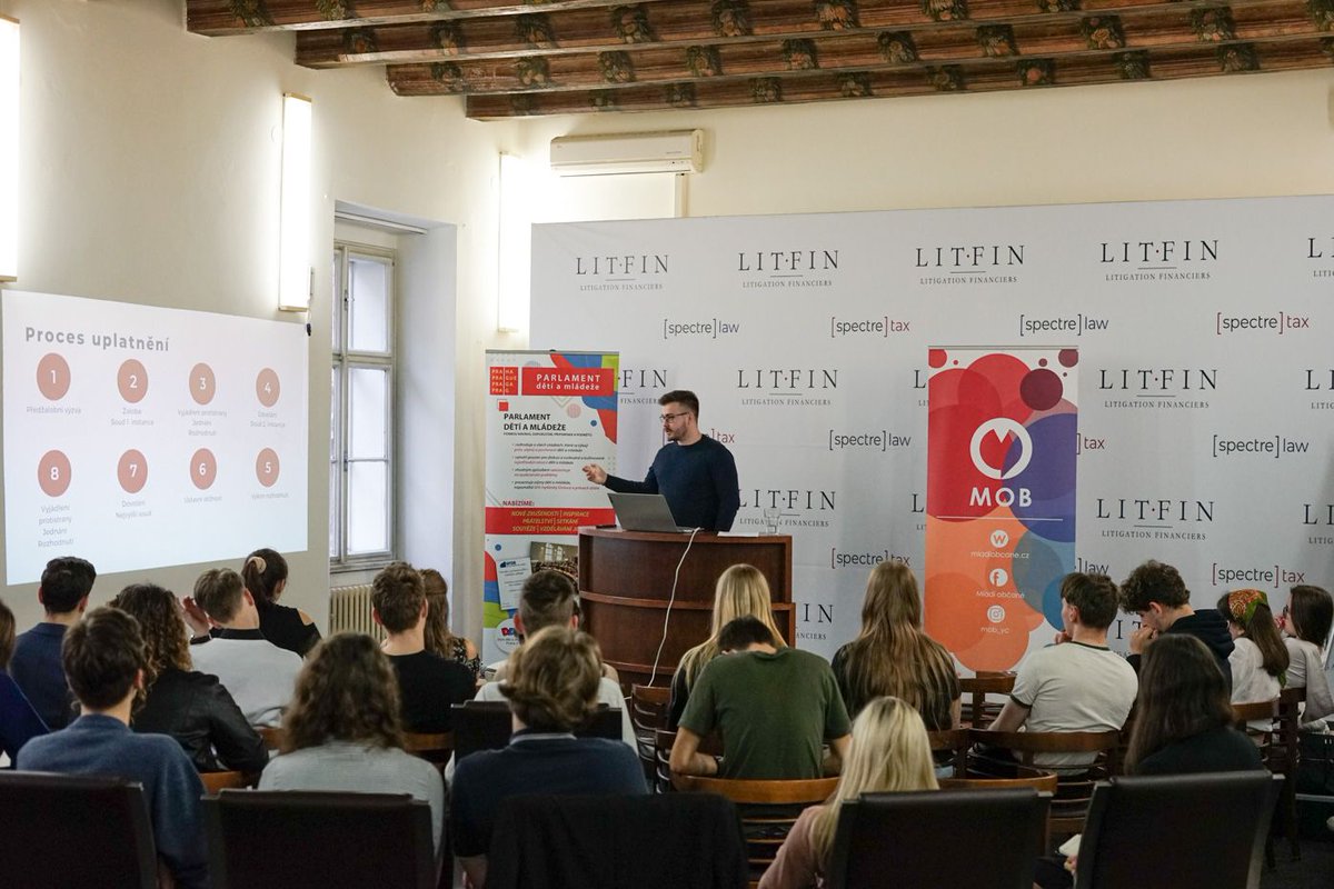 LitFin_CZ's tweet photo. Just had the pleasure of hosting 30 aspiring lawyers, economists, and politicians at our Prague office to share our journey and insights into litigation funding and insolvency. It's inspiring to see the next generation's curiosity and eagerness to shape the future of fintech! https://t.co/OjChSyukYk
