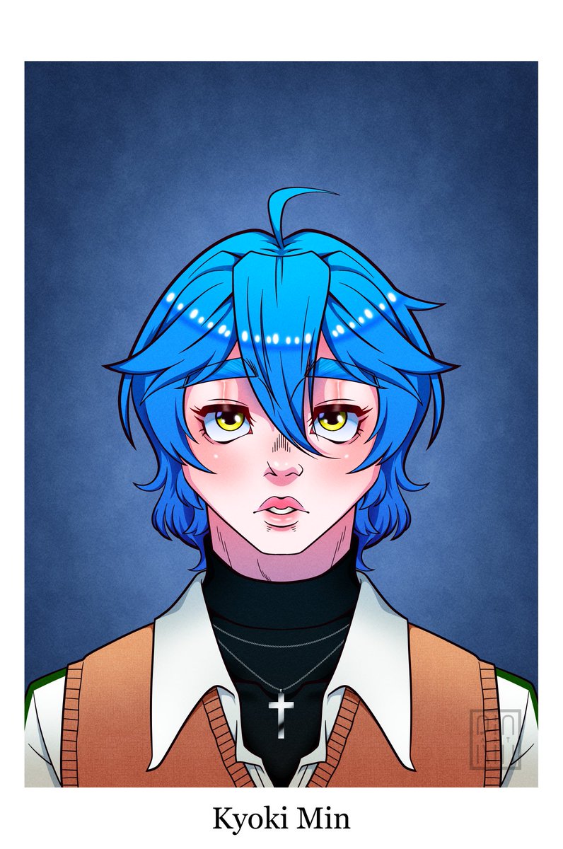 rinkashi_art's tweet photo. 📚🧑🎓 My baby is graduating school, so proud of him 🧑🎓📚
·
·
💙🔪 KYOKI MENTARU 🔪💙
#drawing #painting #art #illustration #digital #digitalart #anime #animedrawing #school #schoolboy #schoolfoto #schoolportrait #portrait #portraitfoto #oc #ocart #ocartwork #ocdrawing #mystyle https://t.co/x3508CysWc