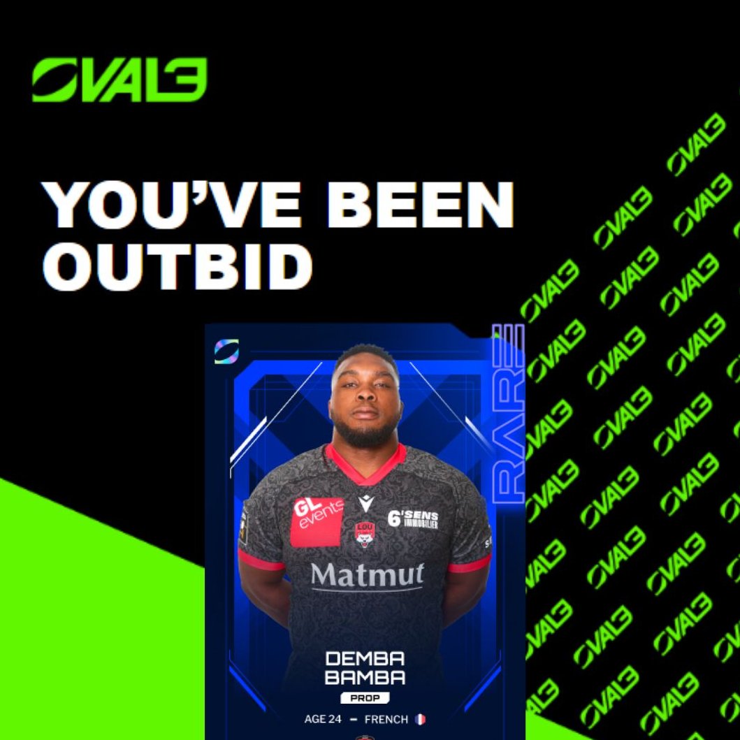 Oval3_game's tweet photo. First week - OVAL3 Marketplace metrics:

✅35,000$ of revenue
✅2,000 cards sold
✅20,000 bid
✅2,200 users

It's an amazing start!💥
We didn't expect so much excitement!

And you, how many mails "You've been outbid" did you get? 😂 https://t.co/UPFp1COMvn