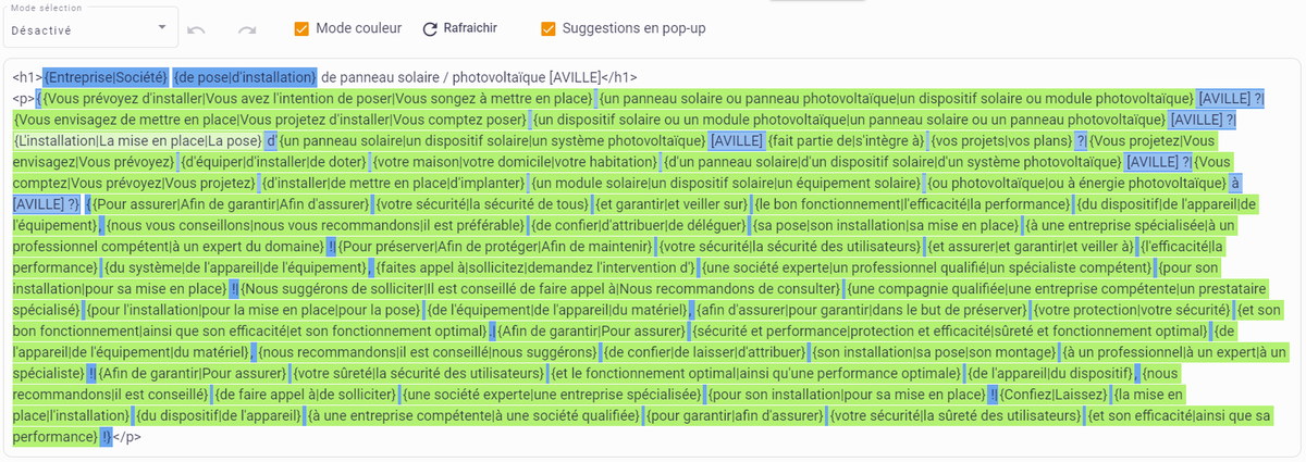 fuchs_web's tweet photo. Les tests et le travail commencent à payer sur @ContenuUnique ... L'autospin propre est là ... Et ça n'est que le début 🤯 #contentspinning #GPT4 https://t.co/Bf9OU5GwFP