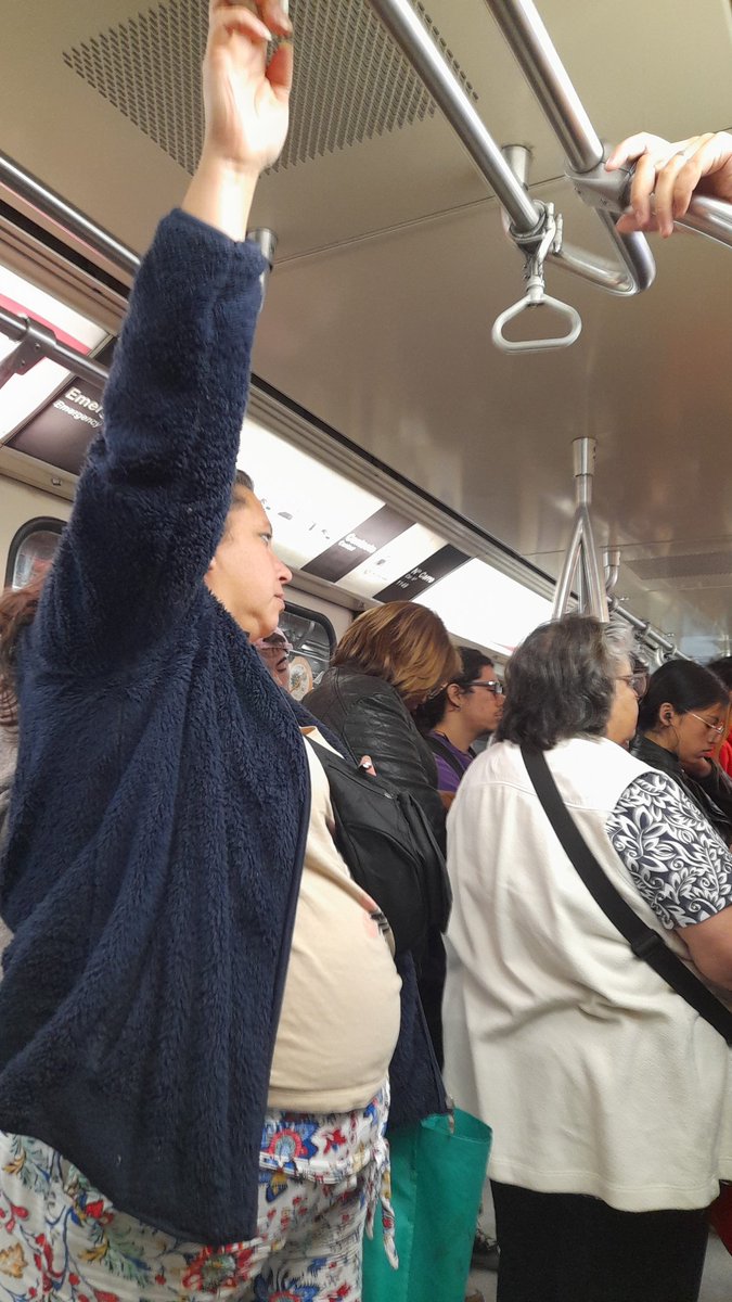 breitler_e's tweet photo. @pa0025_t @Franche36858072 @metrodesantiago Línea 1 está parada! Todos esperando partir https://t.co/O5XU434gYE