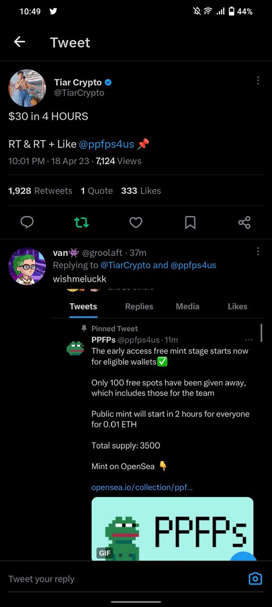 casper_zima's tweet photo. @TiarCrypto @ppfps4us DONE https://t.co/NlaoknoHzJ