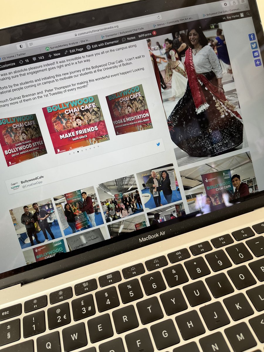 As our project comes to an end … a quick glance at our activities gallery … thank you @TNLComFund for your support and funding our #BollywoodCafeActivities 🙏