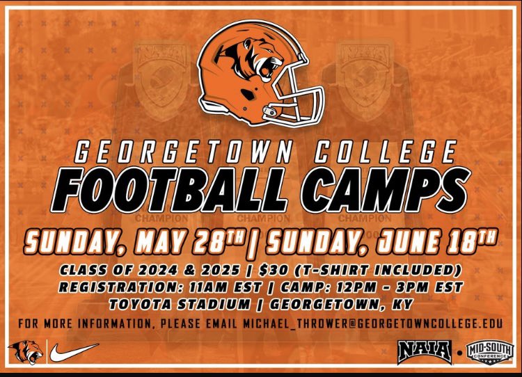 Specialists in the class of 2024 &amp; 2025 come on out and compete. You will get instruction on the fundamentals, you will chart against the top specialists in the area and you will learn why Georgetown College has some of the best specialists in the country year after year!!