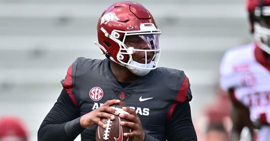 SEC football QB grades, rankings exiting spring practice ahead of 2023 season ... where does Arkansas' KJ Jefferson stand? #wps #arkansas #razorbacks (FREE): https://t.co/P0Adosslk8 https://t.co/hatMpkm8dJ