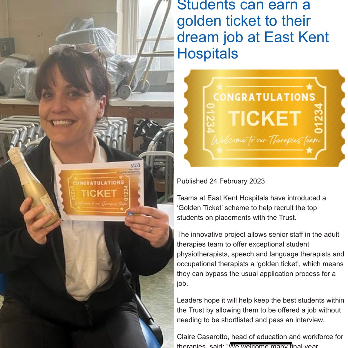 Grateful, proud and excited 💚Just a matter of a few final assignments ….. 🥴
@CCCUOT <a href="/TherapiesEKHUFT/">EKHUFT Therapies</a> <a href="/EKHUFT/">East Kent Hospitals</a>