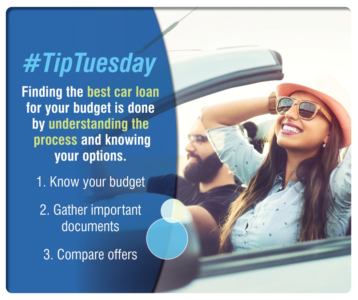 #FinancialLiteracyMonth Buying a car is a big financial decision. Finding the best car loan for your budget is done by understanding the process & knowing your options.
Learn more: bit.ly/3wAeYTD
#WCCU #TipTuesday #BuyingACar #FinancialEducation #CreditUnionDifference