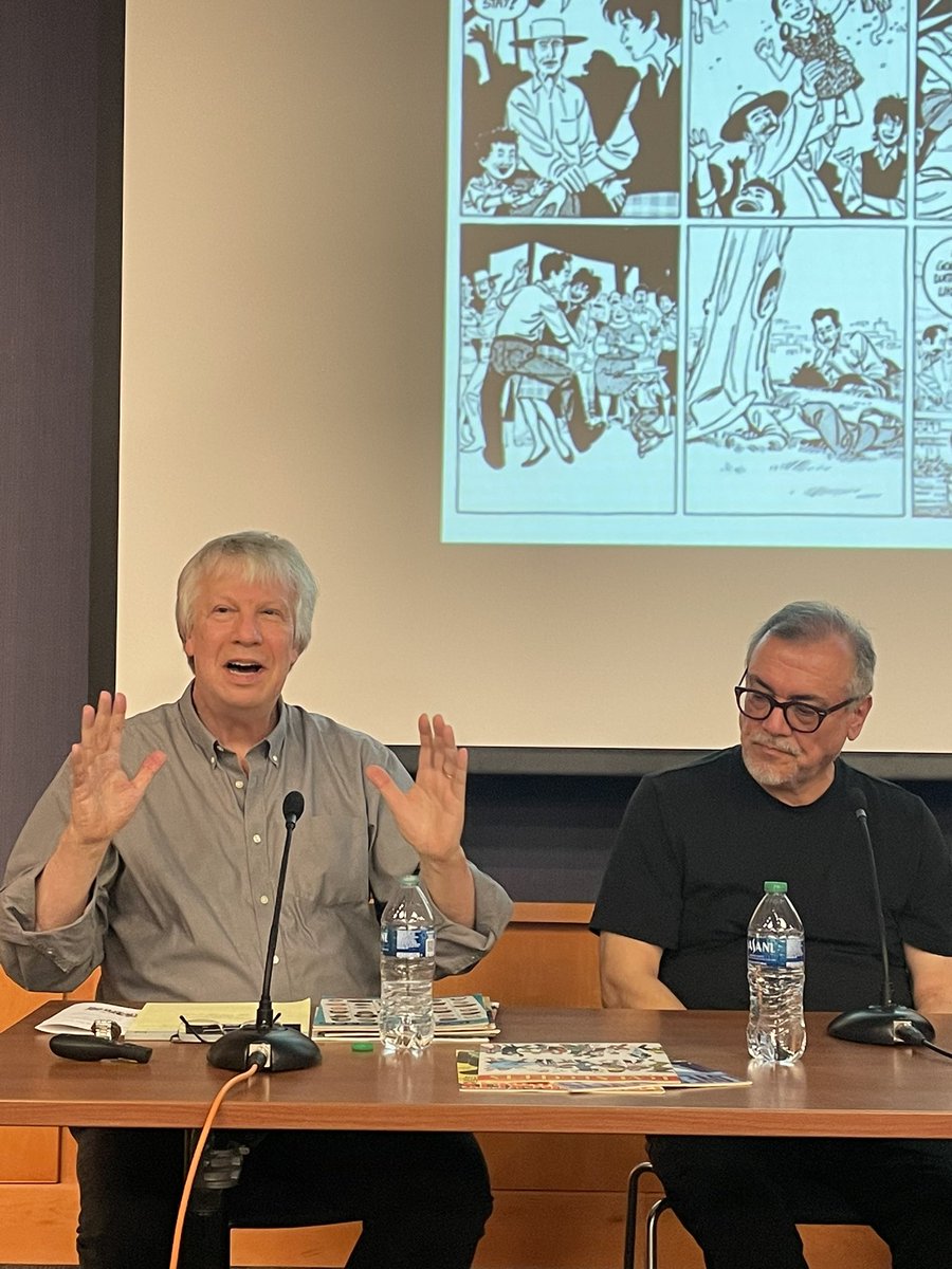 ComicsReckoning's tweet photo. We learned some secrets at the Q&amp;A between @AnaMerinoPoeta, Corey Creekmur, @xaimeh and @BetomessGilbert 😎 Couldn’t attend? It’s online! https://t.co/OmNGE6UhyW https://t.co/K8SwwzxvSQ