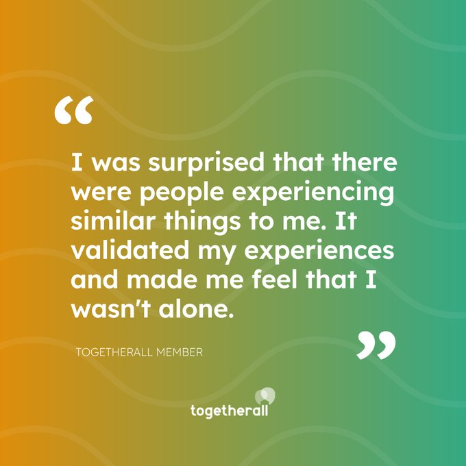 NHSTalkTherapy's tweet photo. Last month alone, over 100 people in Cornwall created an anonymous Togetherall account for their mental health.  📱💻✔️

You can join the @togetherall community for free at https://t.co/7871QMnJLO using your Cornish postcode.

Try it. Create an account and connect with others. https://t.co/plzKl75xw7