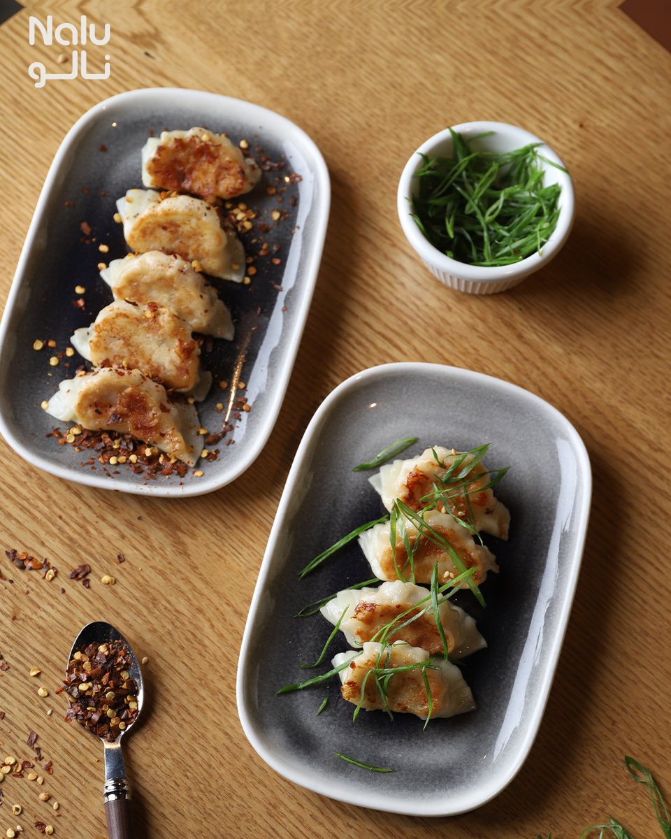 KsaNalu's tweet photo. Try out the perfect blend of tasty and satisfying flavors with our Gyoza dish at Nalu. Every bite is a culinary adventure that you don't want to miss!

جرب اليوم مزيجنا المثالي من النكهات اللذيذة مع طبق الجيوزا في نالو. و عيش في كل لقمة مغامرة ما رح تقدر تنساها

#جدة  #مطاعم_جدة https://t.co/DHyfmPv08P