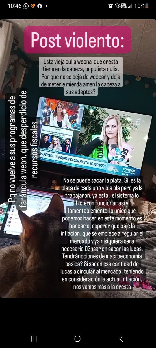 dimemarifer__'s tweet photo. #ContigoCHV de verdad le siguen dando tribuna a esta señora? Economista del peral como lo leí en otro Twitter en vdd es lo que mejor la describe https://t.co/m6mbqGtoPh