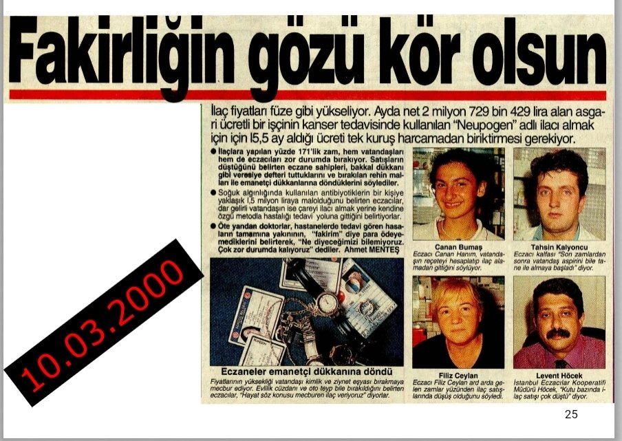 Candarlioglu's tweet photo. 2)

-Ey, Cep telefonu için birkaç ay çalışmam lazım diye feryat eden Z kuşağı!

Reisten evvel ilacını almak için 5 buçuk ay çalışıp kuruş harcamadan biriktirmen gerekiyordu.

-Yeni doğan bebesinin hastane masrafını ödeyemeyen baba intihar etti. -->> https://t.co/Jok4hxyPdm