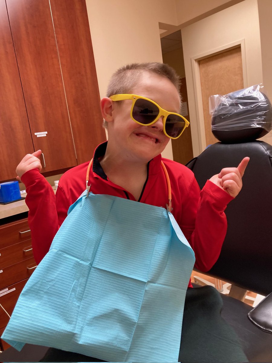 CSLCHSnMore's tweet photo. Little victories...thankful for the K-man rockin' success at the dentist's office today!
#DownSyndrome #AutismAcceptanceMonth
#NoMeltdowns https://t.co/96N6Sk7cie