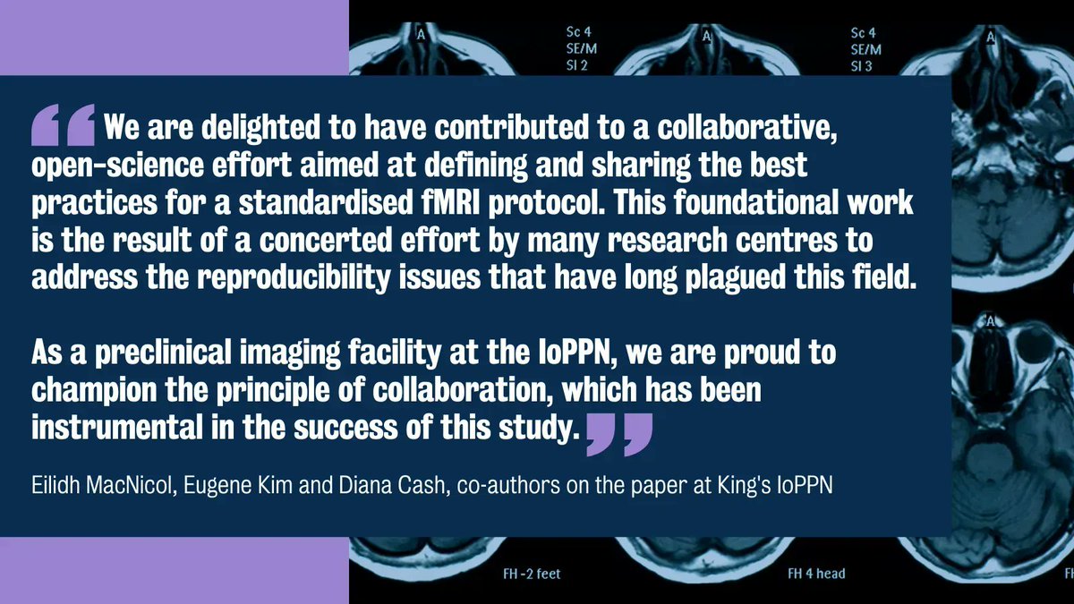 KingsIoPPN's tweet photo. Researchers from @brain_kcl helped develop and test a consensus rat #fMRI protocol called #StandardRat to improve #BrainImaging data, allowing them to tackle urgent questions in #Neuroscience and#MentalHealth research.
Read the paper➡️https://t.co/cwdG4aG325
#KingsIoPPN https://t.co/GzRvJE6DoP