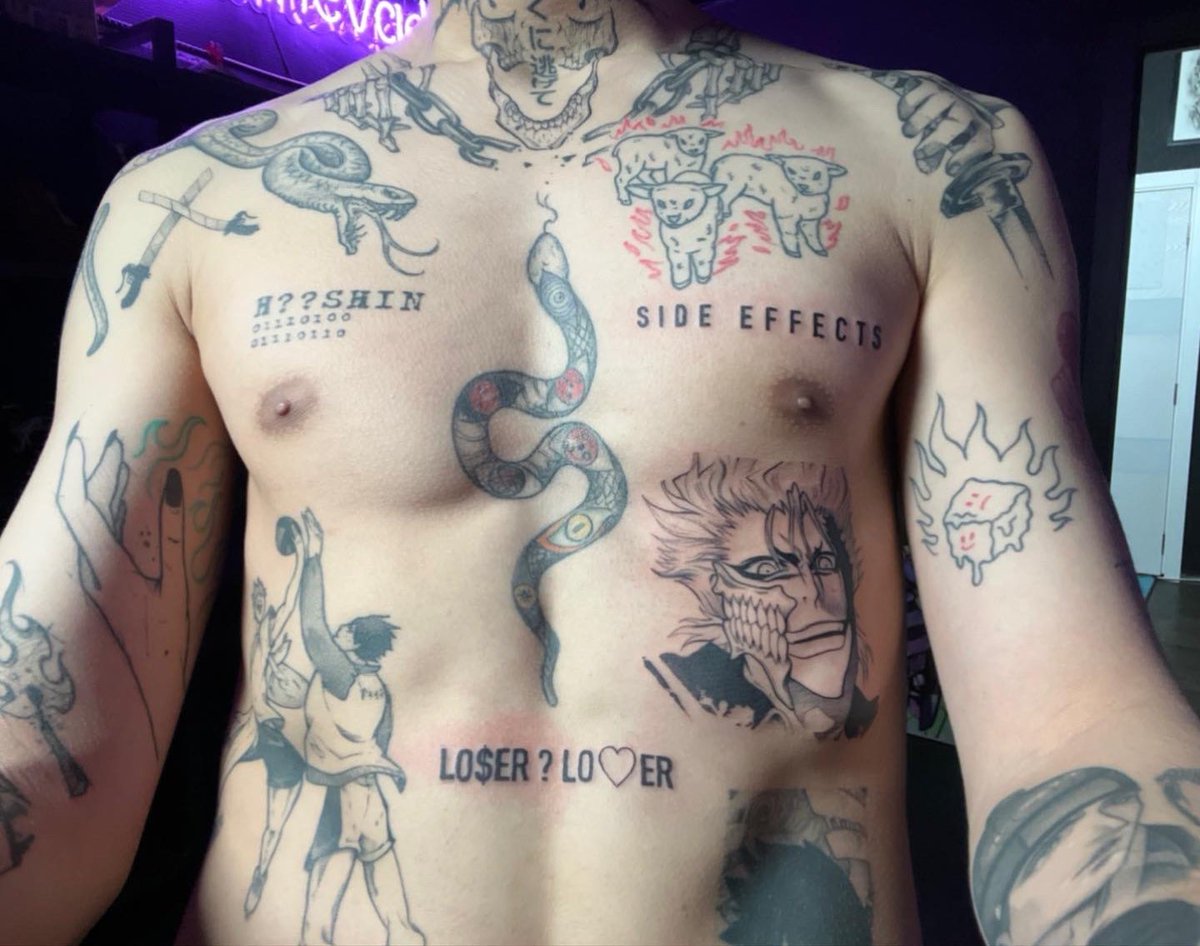 XoshinV's tweet photo. My LO$ER=LO♡ER tattoo ;) https://t.co/9o5q7YdthF